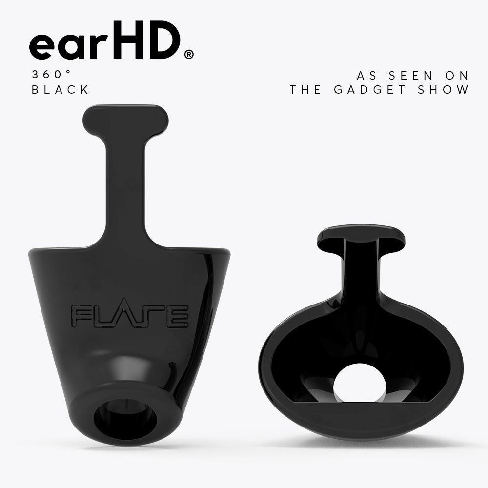FLARE AUDIO earHD 90, Small in-Ear Device, Experience Better Sound Quality,  Ideal for HiFi, Car Stereos, Live Concerts, and Under Headphones, Clear