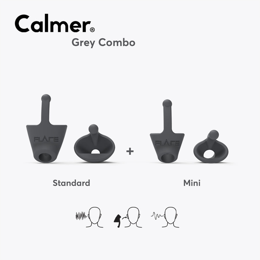 Flare Calmer Night – Sleeping Ear Plugs Alternative – Reduce Annoying  Noises Without Blocking Sound – Extra Soft Reusable Silicone - White