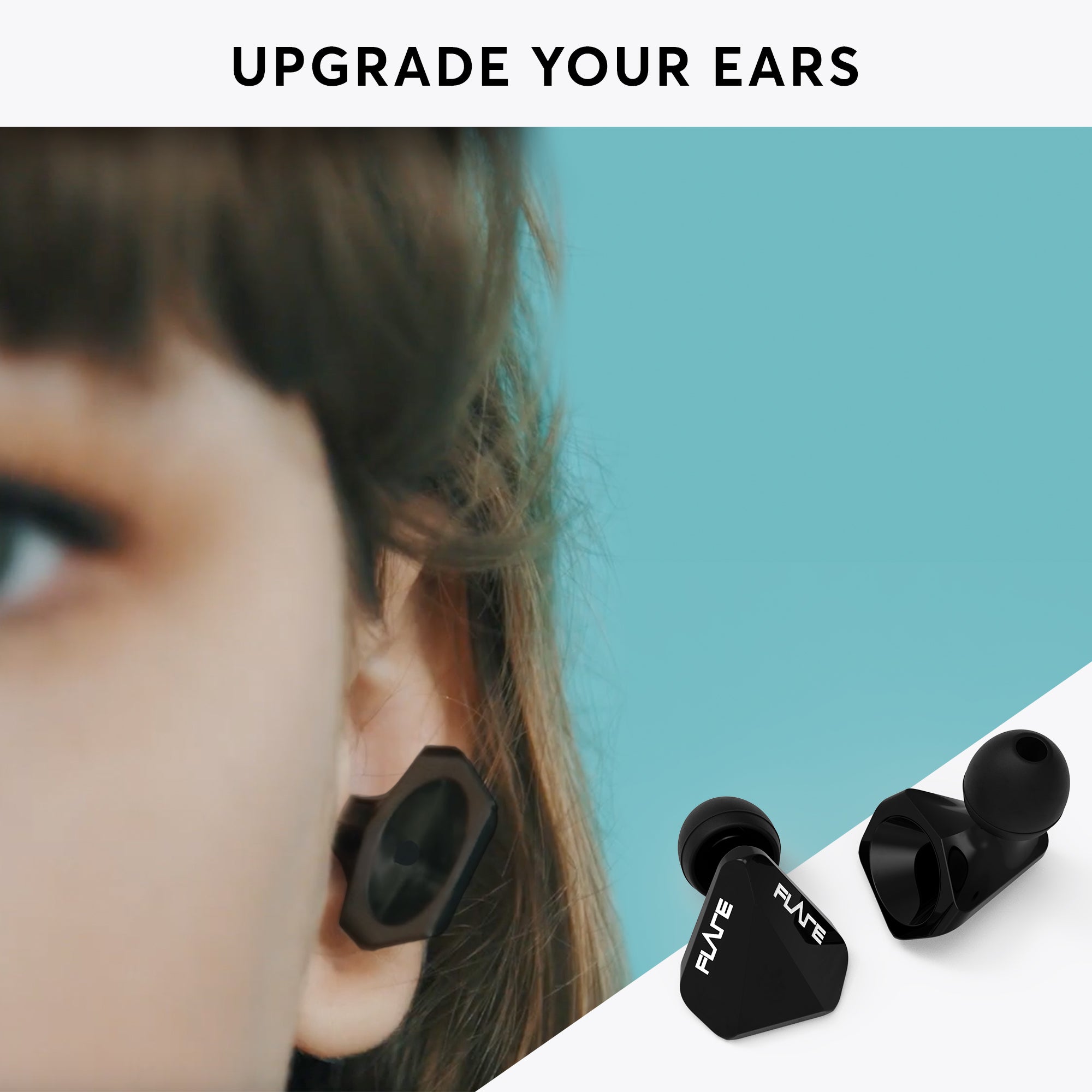 Flare Audio EarHD 360 Music ABS - Black at Rs 4541 in Chennai
